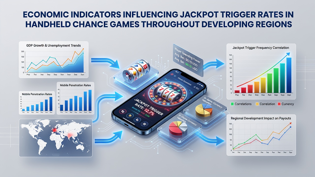 Mobile device showing slot interface with economic trend overlays from African and Asian markets